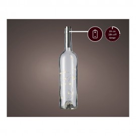 Tapon guirnalda micro led para botella 15 leds