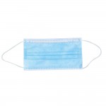Pack 50 pcs mascarilla desechable higienicas 3 capas azul con bolsa