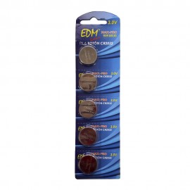 Micro pila litio boton max-pro edm cr2032 3v ø20x3,2mm