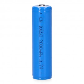 Pila recargable 3,7 voltios 2000mah ø1´85x6´95cm mod 18650 litio