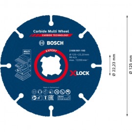 DISCO EXPERT MULTI WHEEL 125 X-LOCK