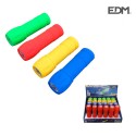 Linterna 9 led rubber edition (pilas incluidas) colores surtidos