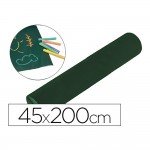 Pizarra liderpapel  rollo adhesivo 45x200 cm para tiza color verde