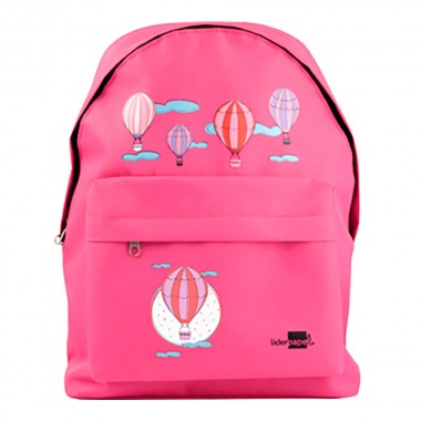 Cartera escolar liderpapel mochila globos rosa