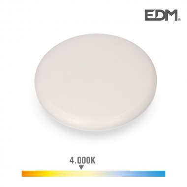Downlight led superficie/empotrable 24w 1680lm 4000k luz dia enclavamiento regulable edm