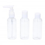 Pack recipientes para equipaje de cabina avión 3 piezas 3 x 80 ml dunlop travel