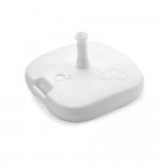 Base de parasol 16 l color: blanco 44x44x12cm ipae progarden