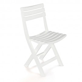 Silla plegable birki color blanco 44 x 41 x 78 cm
