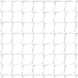 Rollo de malla ligera cadrinet color blanco 1 x 5 m cuadro: 5 x 5 m