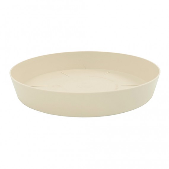 Plato de inyeccion para maceta color ecru ø17cm
