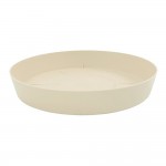 Plato de inyeccion para maceta color ecru ø17cm