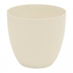 Maceta de inyeccion modelo cuenco ø18cm color ecru