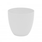 Maceta de inyeccion modelo cuenco ø22cm color blanco