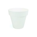 Maceta de inyección color blanco ø14cm