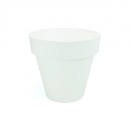 Maceta de inyección color blanco ø14cm