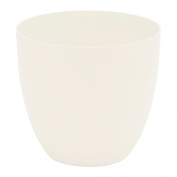 Maceta inyección cuenco ø38cm color blanco
