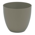 Maceta inyección cuenco ø38cm color taupe