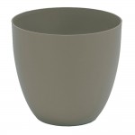 Maceta inyección cuenco ø38cm color taupe