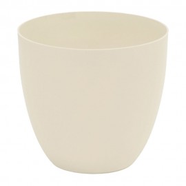 Maceta inyección cuenco ø38cm color ecru