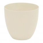 Maceta inyección cuenco ø38cm color ecru
