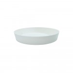 Plato de inyeccion para maceta color blanco ø11x1,6cm