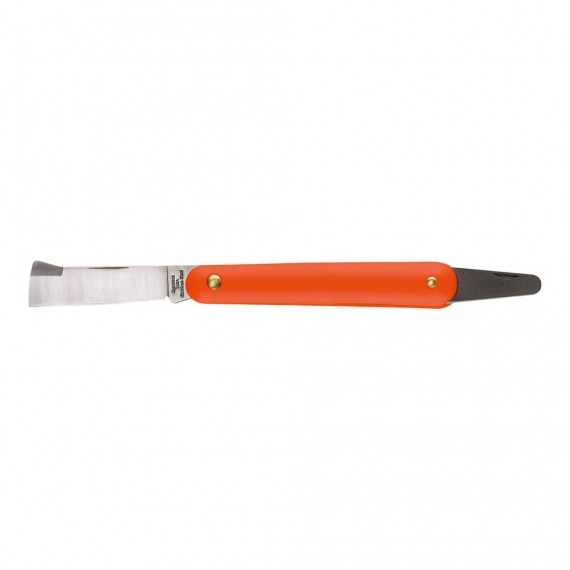 Navaja de injertar 55mm, mango de plástico, con levanta corteza. stocker