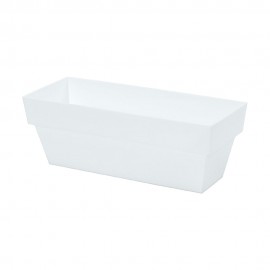 Jardinera limited 10x25cm blanco plastiken