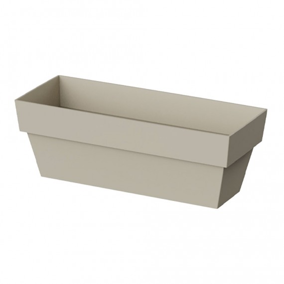 Jardinera limited 10x25cm ecru plastiken