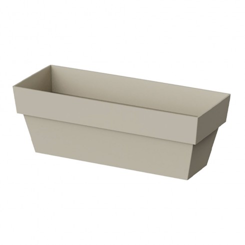 Jardinera limited 10x25cm ecru plastiken