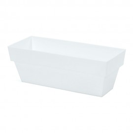 Jardinera limited 12x30cm blanco plastiken