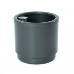 Hidrojardinera color antracita ø22cm plastiken
