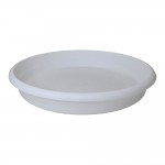Plato de inyeccion para maceta terra ø26cm blanco plastiken