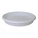 Plato de inyeccion para maceta terra ø30cm blanco plastiken