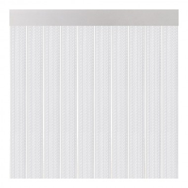 Cortina para puerta modelo "lisboa" color cristal 90x210cm m63580 acudam
