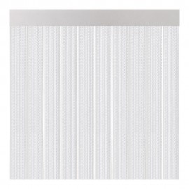 Cortina para puerta modelo "lisboa" color cristal 90x210cm m63580 acudam