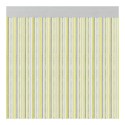 Cortina para puerta modelo "brescia" color amarillo 90x210cm m63166 acudam