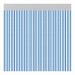 Cortina para puerta modelo "brescia" color azul 90x210cm m63169 acudam