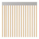 Cortina para puerta modelo "ferrara" transparente color miel 90x210cm m63112 acudam