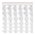 Cortina para puerta modelo "malta" color cristal 90x210cm m63250 acudam