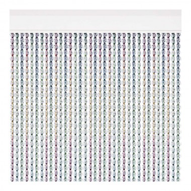 Cortina para puerta modelo "cantabria" multicolor 90x210cm m61671 acudam