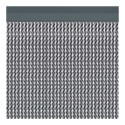 Cortina para puerta modelo "manacor" color plata 90x210cm m63577 acudam