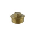 Tapón macho de 3/4" latón aqua control