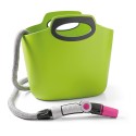 Kit manguera extensible aquapop 30m con cesta de plástico color lima gf80287603 gf