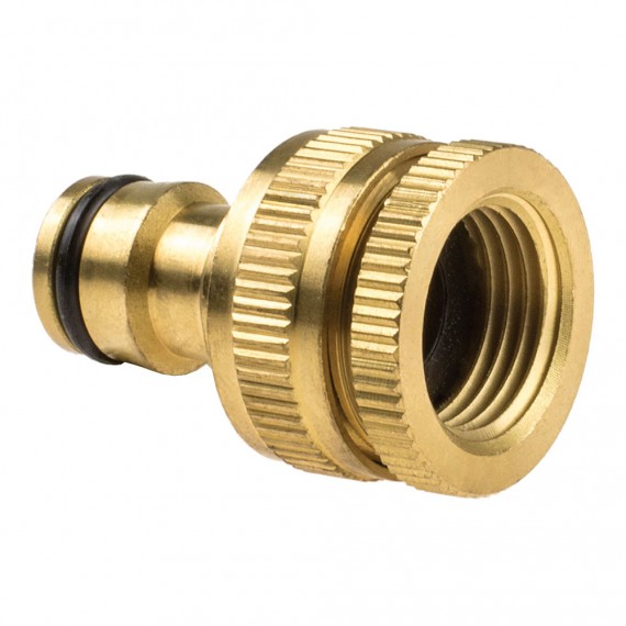 Conector a grifo jardín de 1/2" o 3/4" laton brass cellfast