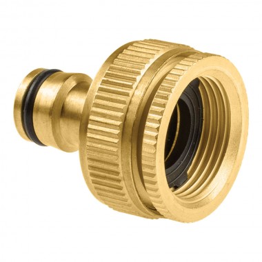 Conector a grifo jardín de 3/4" o 1" laton brass cellfast