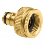 Conector a grifo jardín de 3/4" o 1" laton brass cellfast