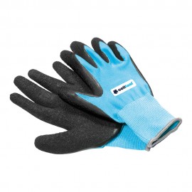 Guante de jardín azul talla 8 (m)