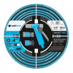 Set manguera de riego smart pro ats de 12,5 mm x 20 m con conectores y pistola cellfast