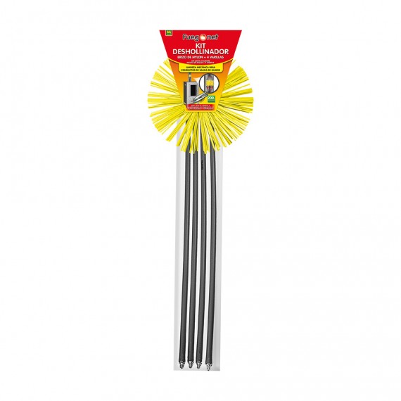 Kit deshollinador nylon ø200mm - fuegonet masso