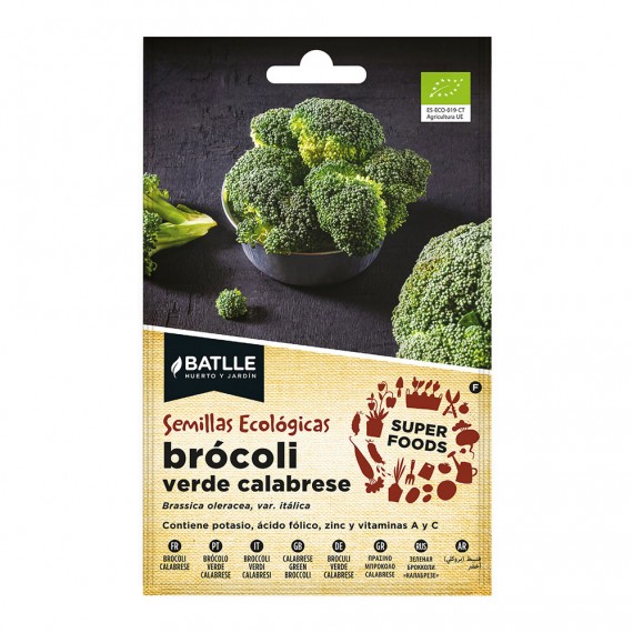 Sobre con semillas de brocoli calabrese "super foods" eco 680003bols batlle